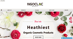 Desktop Screenshot of ngoclacbeauty.com